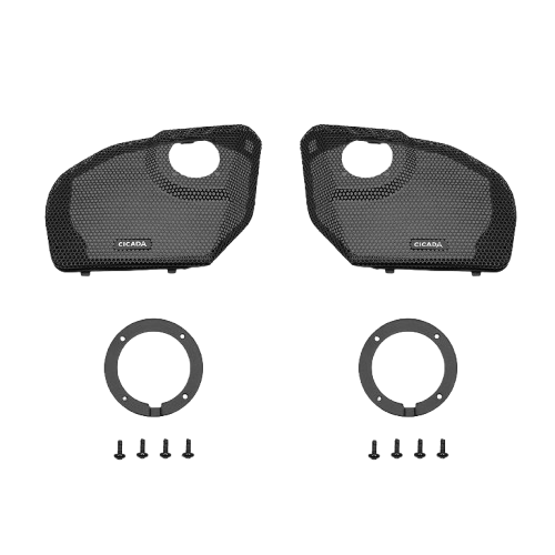 Cicada 24CHDRGGT-075 2024+ Road Glide Cicada Audio® Branded Grilles w/ RR075T mounts