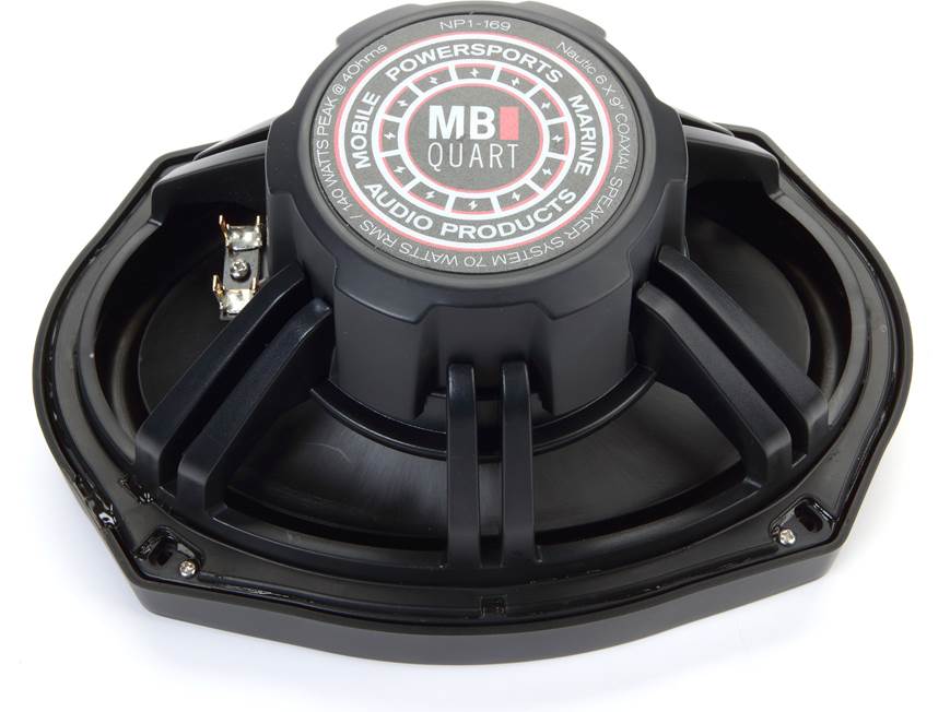 MB Quart NP1-169 6x9" Marine Speakers (Pair) – IP67 Waterproof, Titanium Tweeters, 70W RMS w/ Multi Grilles