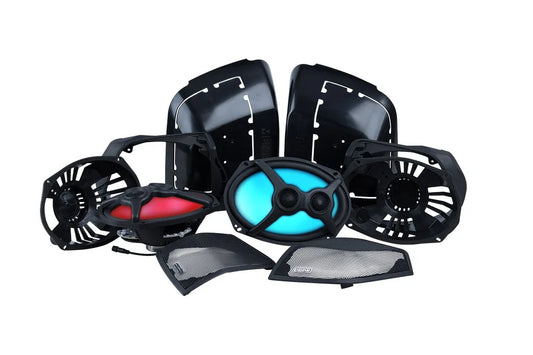 Memphis MXA14HDLIDKIT Bag Lid 6x9" Speaker kit for '14+ Street Glide and '15+ Road Glide Bikes