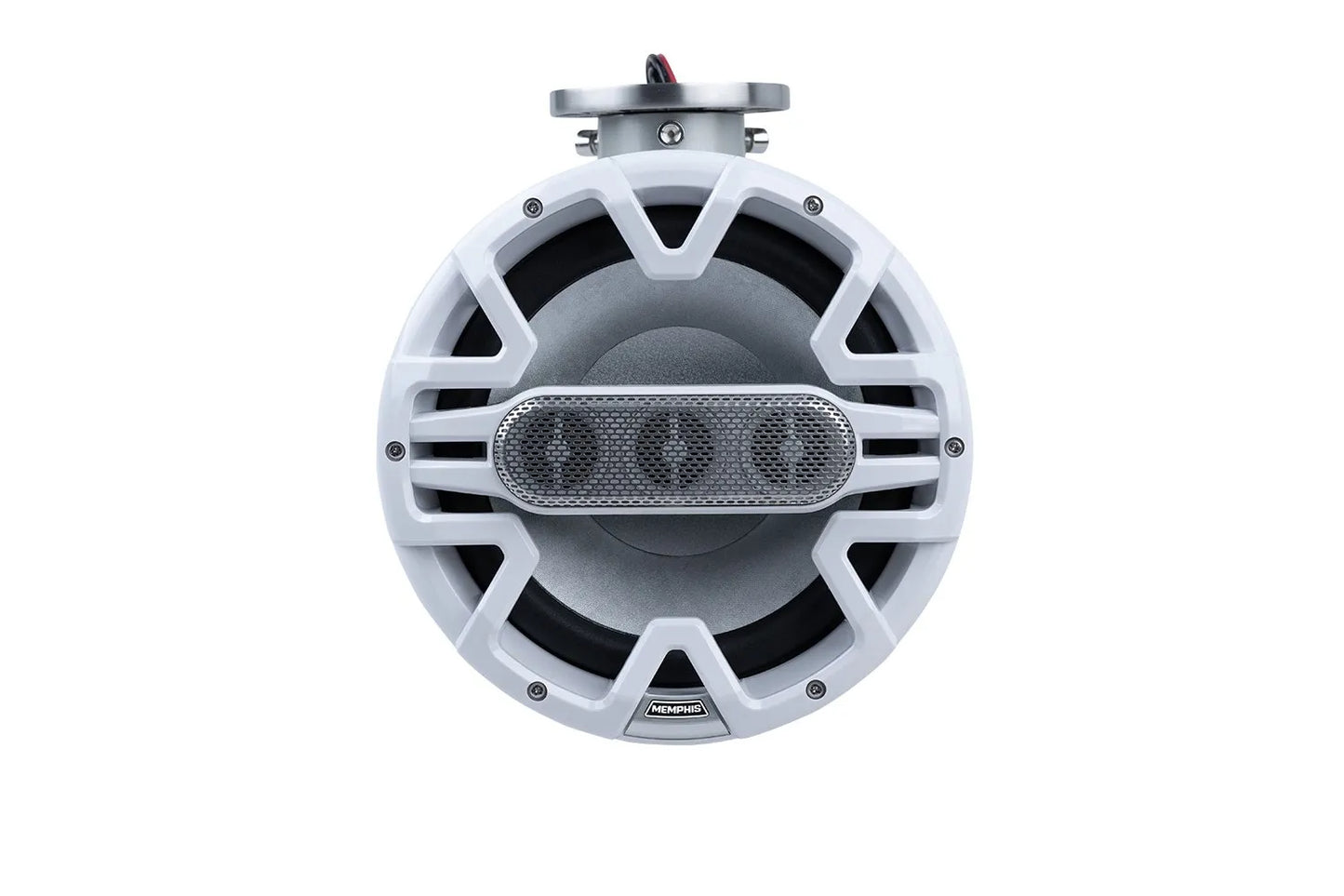 Memphis MM84TW Pair 8" WB Speaker with 3 Tweeter HF Array 200W (White)