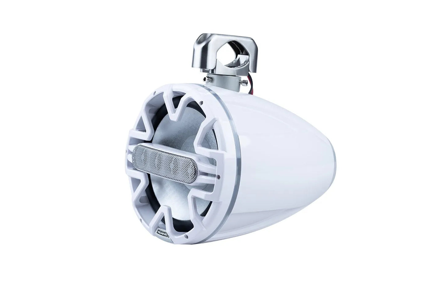 Memphis MM105TW Pair 10" WB Speaker with 4 Tweeter HF Array 300W (White)