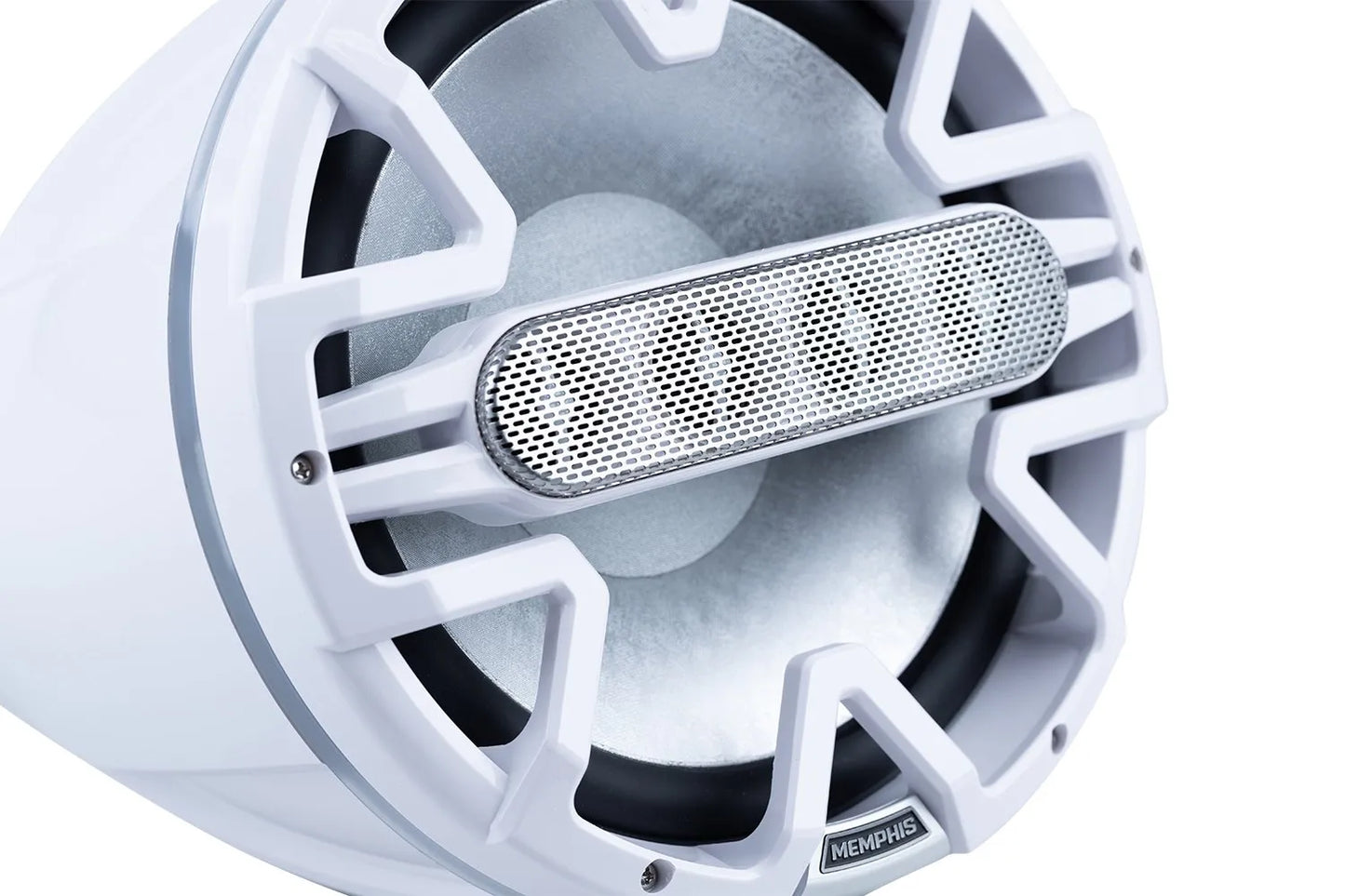 Memphis MM105TW Pair 10" WB Speaker with 4 Tweeter HF Array 300W (White)