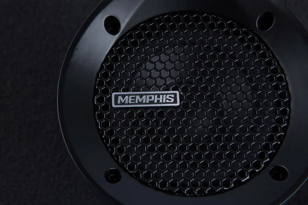 Memphis MXABMB2BT Handlebar Mount 2 Speaker System W Amplified Black Box with Bluetooth