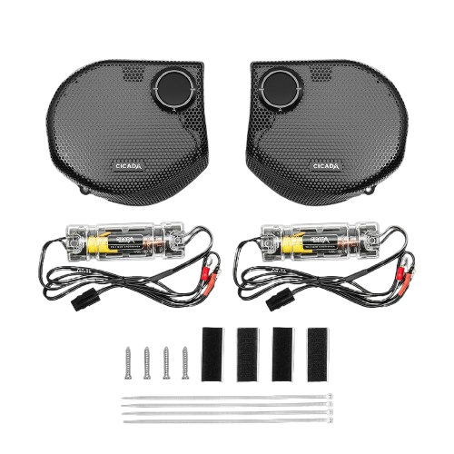 Cicada 24CXK65.2SG 6.5-INCH MID-BASS / 1-INCH COMPONENT SPEAKERS KIT – 2Ω