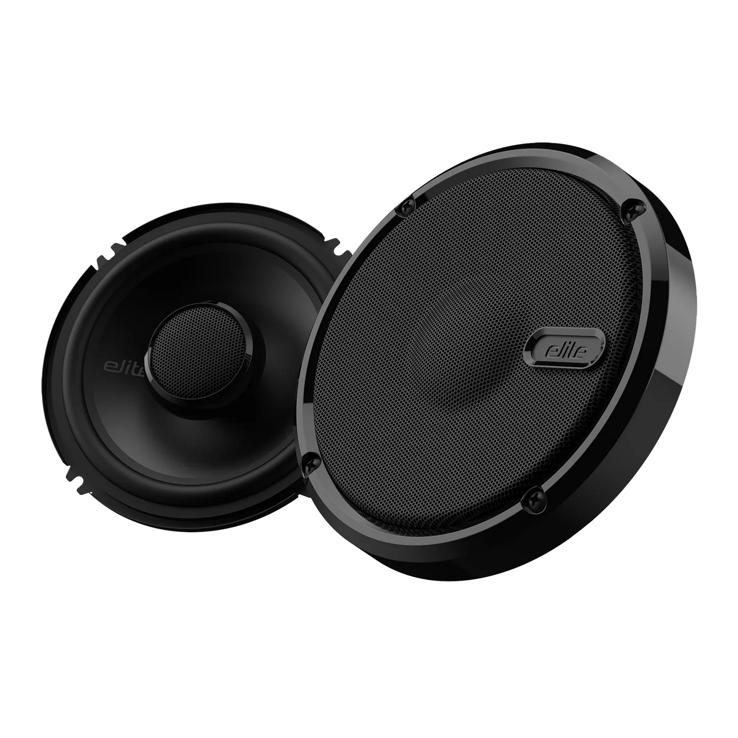 Elite BE652C 6.5" 2- Way Coaxial Speaker System, Rubber Surround, Paper Cone, Stamped Steel Basket, 1.1" (28 mm) Tweeter, Power Handling: 50W RMS