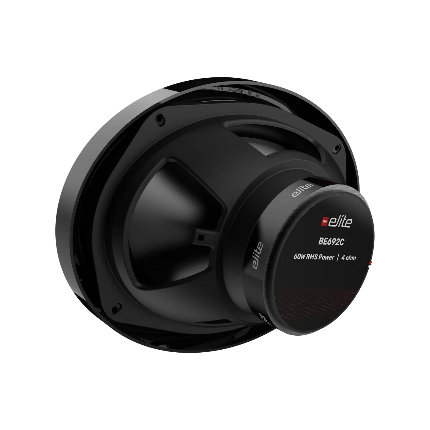Elite BE692C 6x9" 2- Way Coaxial Speaker System, Rubber Surround, Paper Cone, Stamped Steel Basket, Power Handling: 60W RMS