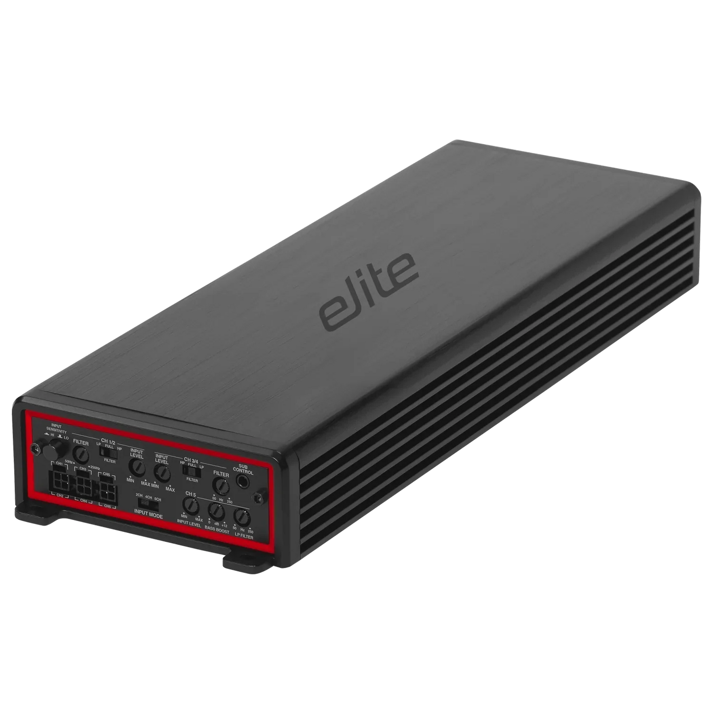 Elite BE830.5D 830W RMS 5 Channel Class D Full Range Amplifier with LED Illuminated End Panels