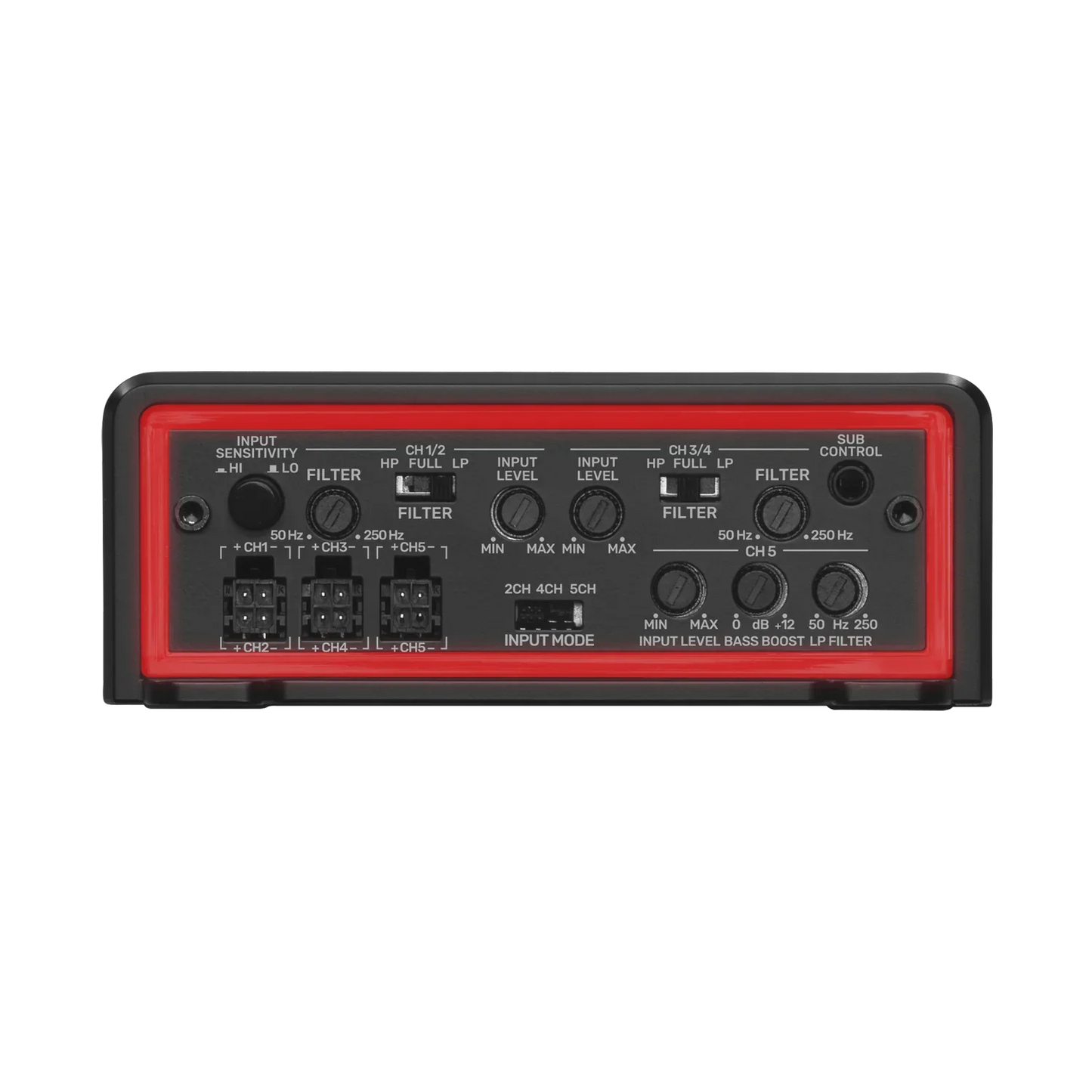 Elite BE830.5D 830W RMS 5 Channel Class D Full Range Amplifier with LED Illuminated End Panels