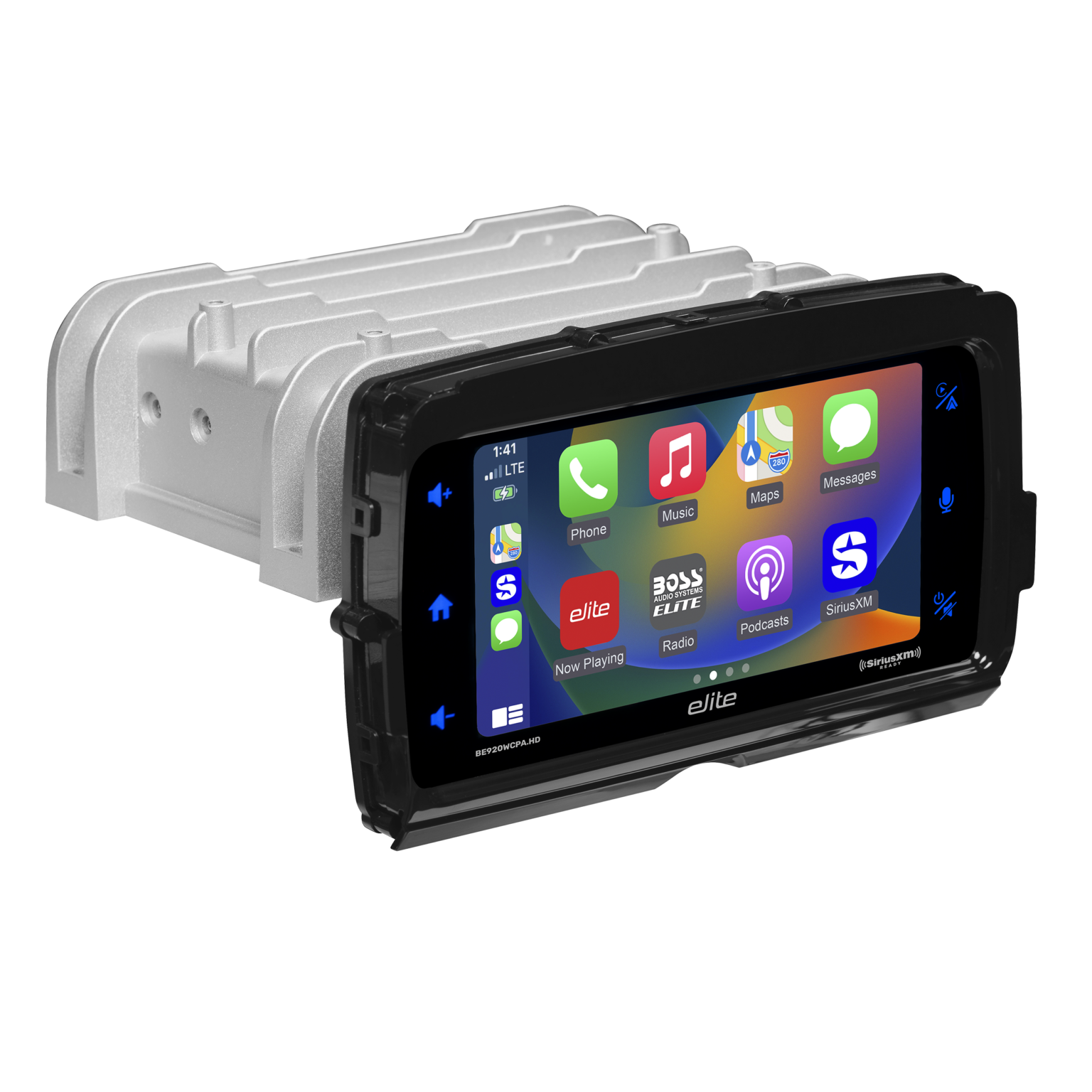 Boss Elite BE920WCPA.HD Harley-Davidson Digital Media Receiver – 7” Wireless CarPlay/Android Auto, Plug & Play Touring Models (2014–2023)