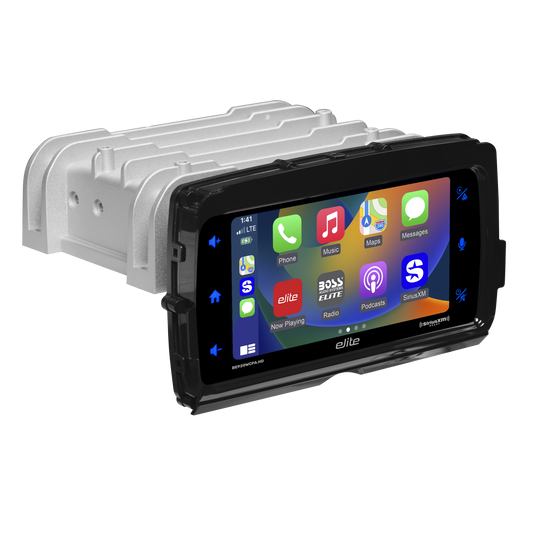 Boss Elite BE920WCPA.HD Harley-Davidson Digital Media Receiver – 7” Wireless CarPlay/Android Auto, Plug & Play Touring Models (2014–2023)