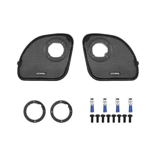 Cicada CHDRGGT 2014-2023 H-D® Road Glide Grills w/ Tweeter Cutout
