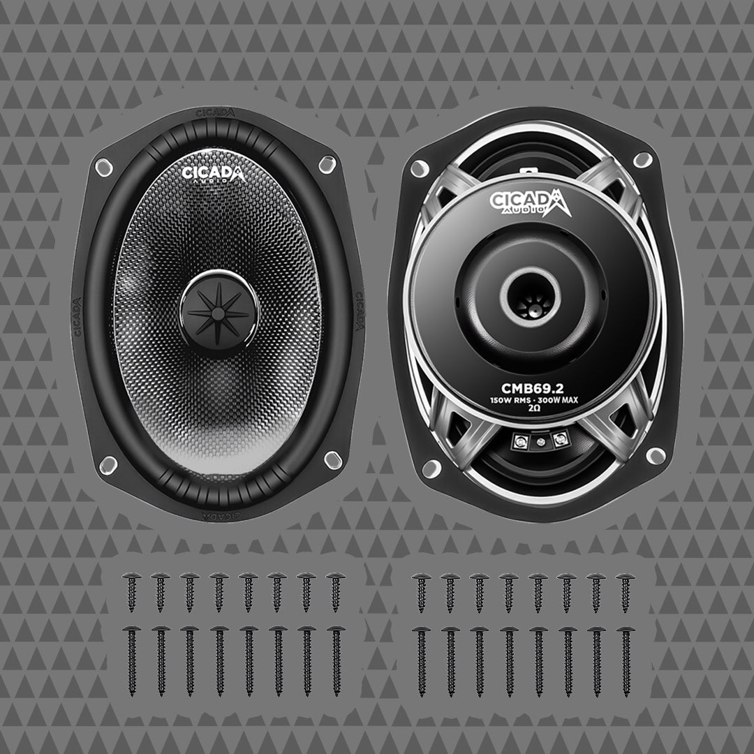 Cicada CMB69.2 6 X 9-inch Pro Mid-Bass – 2Ω – PAIR