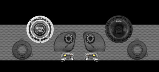 Cicada 14CXK65.2 6.5-INCH MID-BASS COMPONENT SPEAKERS KIT – 2Ω