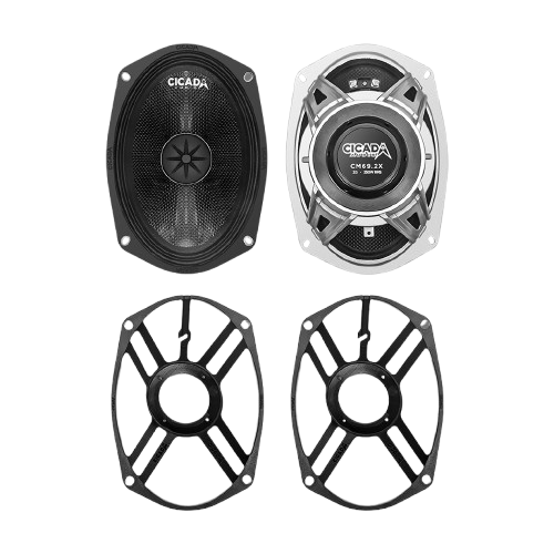 Cicada CXK69.2 6X9-INCH MID-BASS COMPONENT SPEAKER KIT – 2Ω