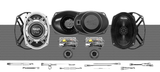 Cicada CXK69.2 6X9-INCH MID-BASS COMPONENT SPEAKER KIT – 2Ω