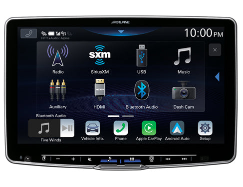 Alpine iLX-F511 11" Floating HD Touchscreen Receiver – Wireless CarPlay & Android Auto