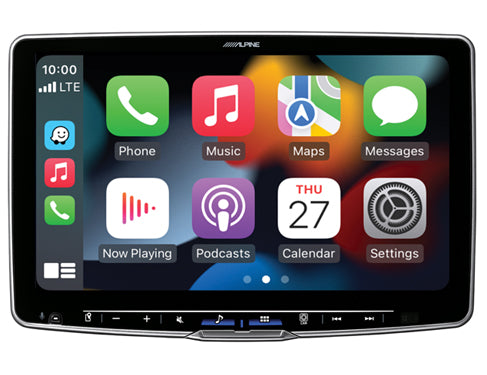 Alpine iLX-F511 11" Floating HD Touchscreen Receiver – Wireless CarPlay & Android Auto