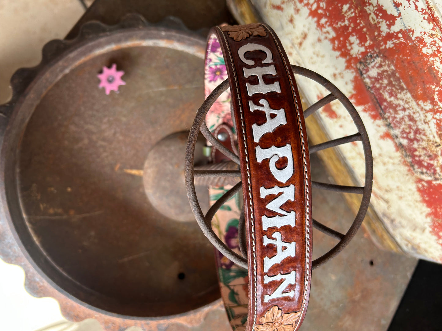 Custom Hand-Tooled Leather Belt – Personalized Genuine Leather, Durable & Stylish