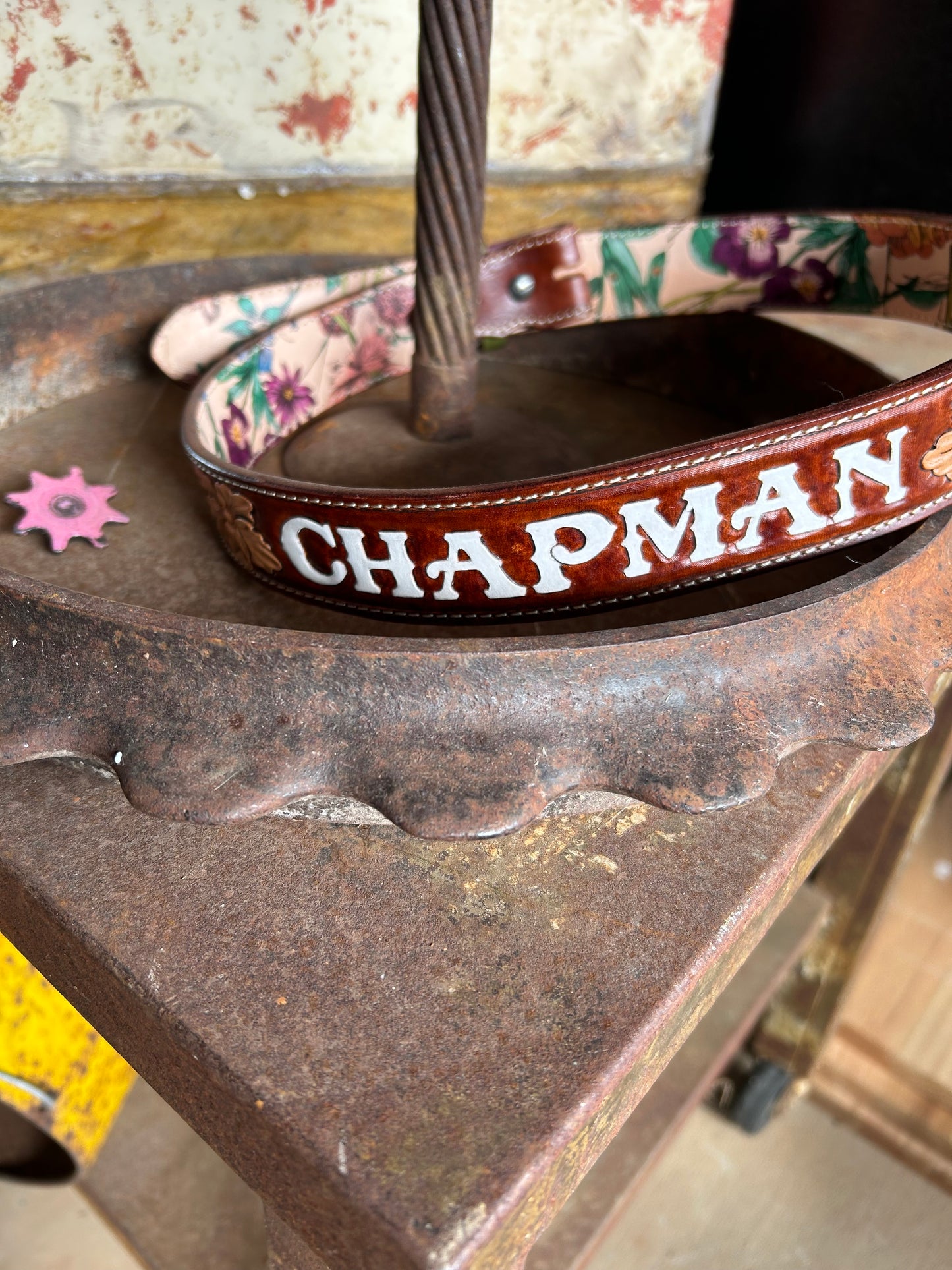 Custom Hand-Tooled Leather Belt – Personalized Genuine Leather, Durable & Stylish