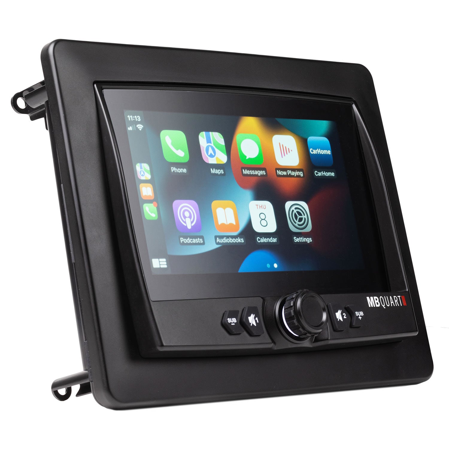 GMR-7V1.2 7 Inch Waterproof Touchscreen Wireless CarPlay Source Unit - mb quart touchscreen