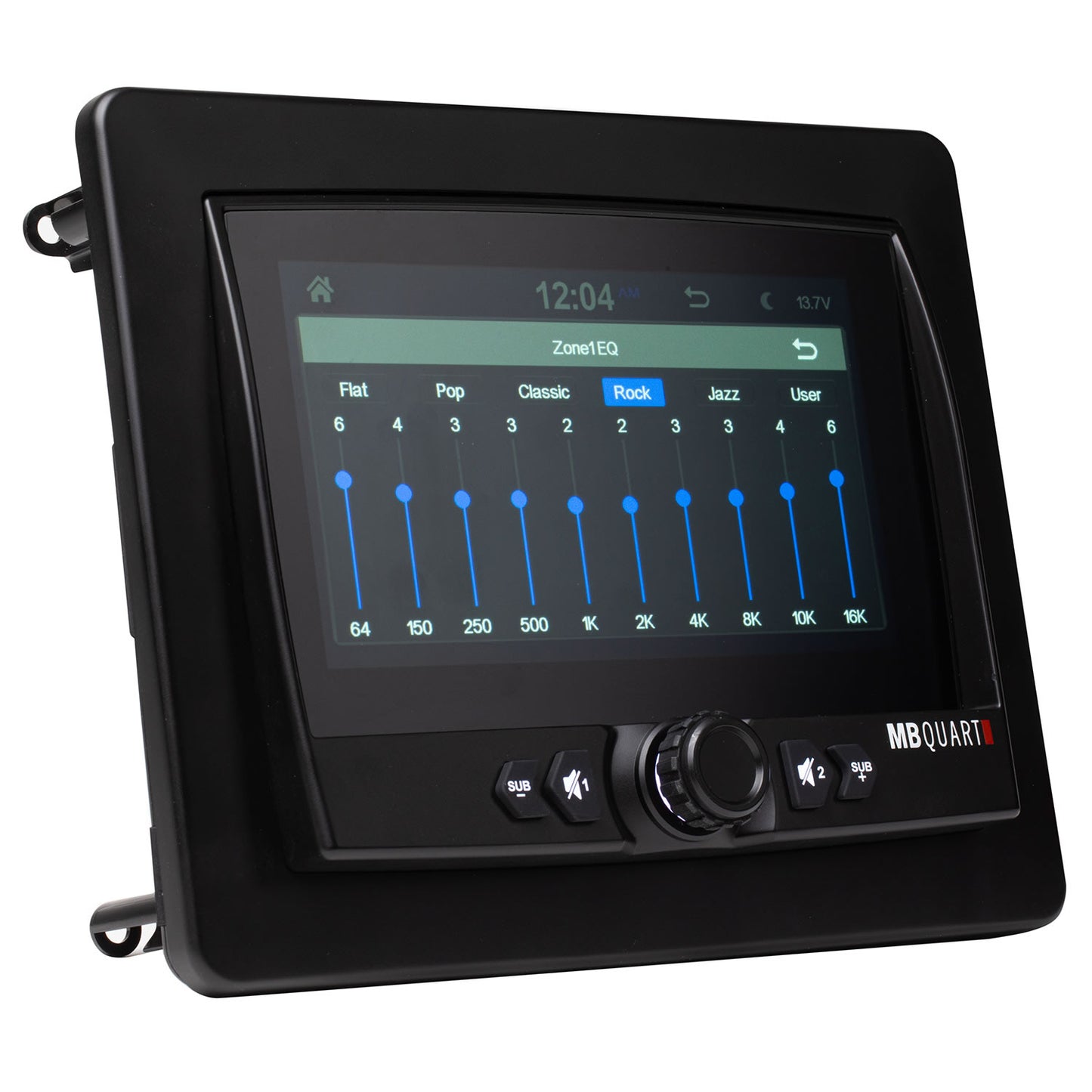 MB Quart GMR-7V1.2 7" Waterproof Touchscreen Source Unit with Wireless Apple CarPlay & Android Auto