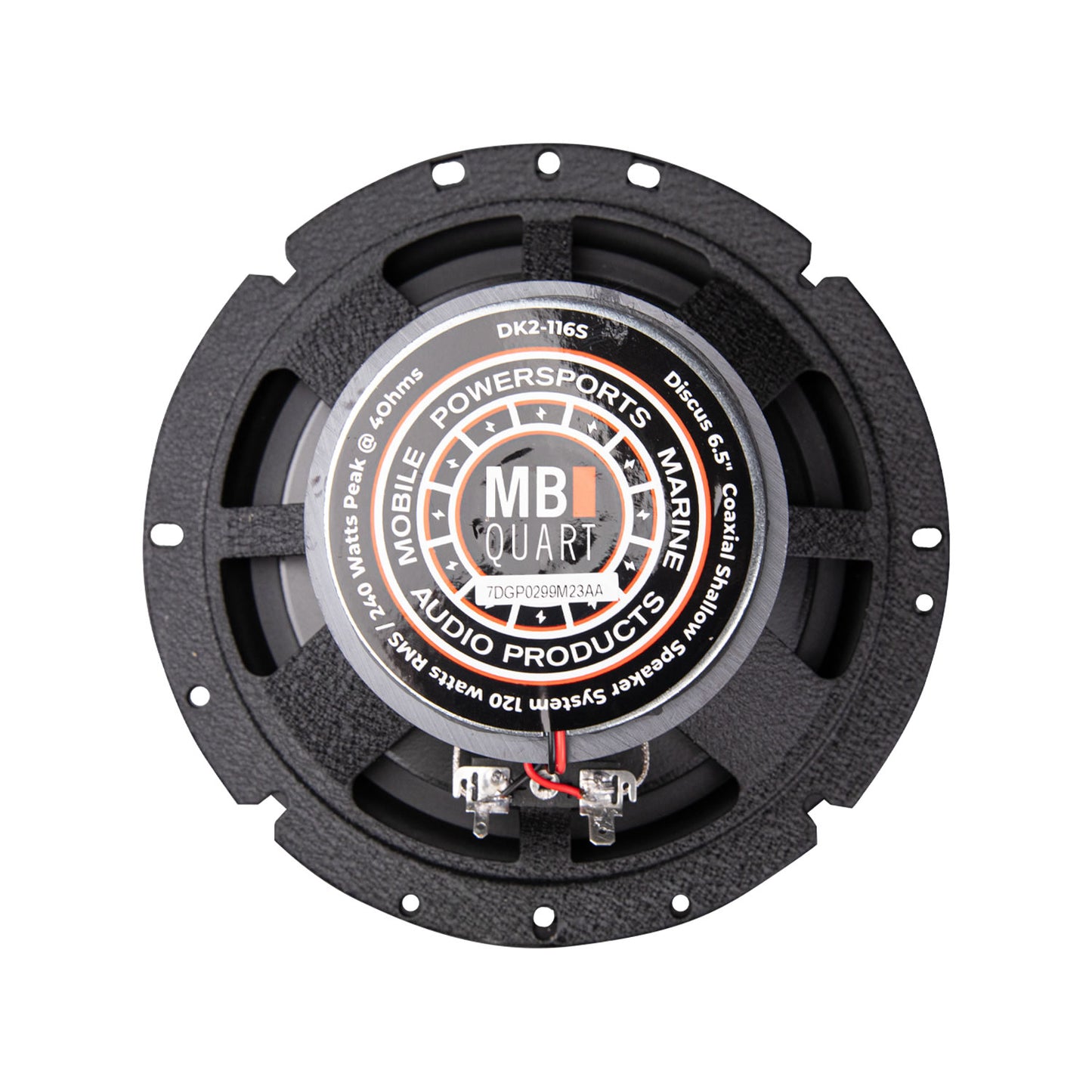 MB Quart DK2-116S 6.5" Discus 2-Way Coaxial Car Speakers