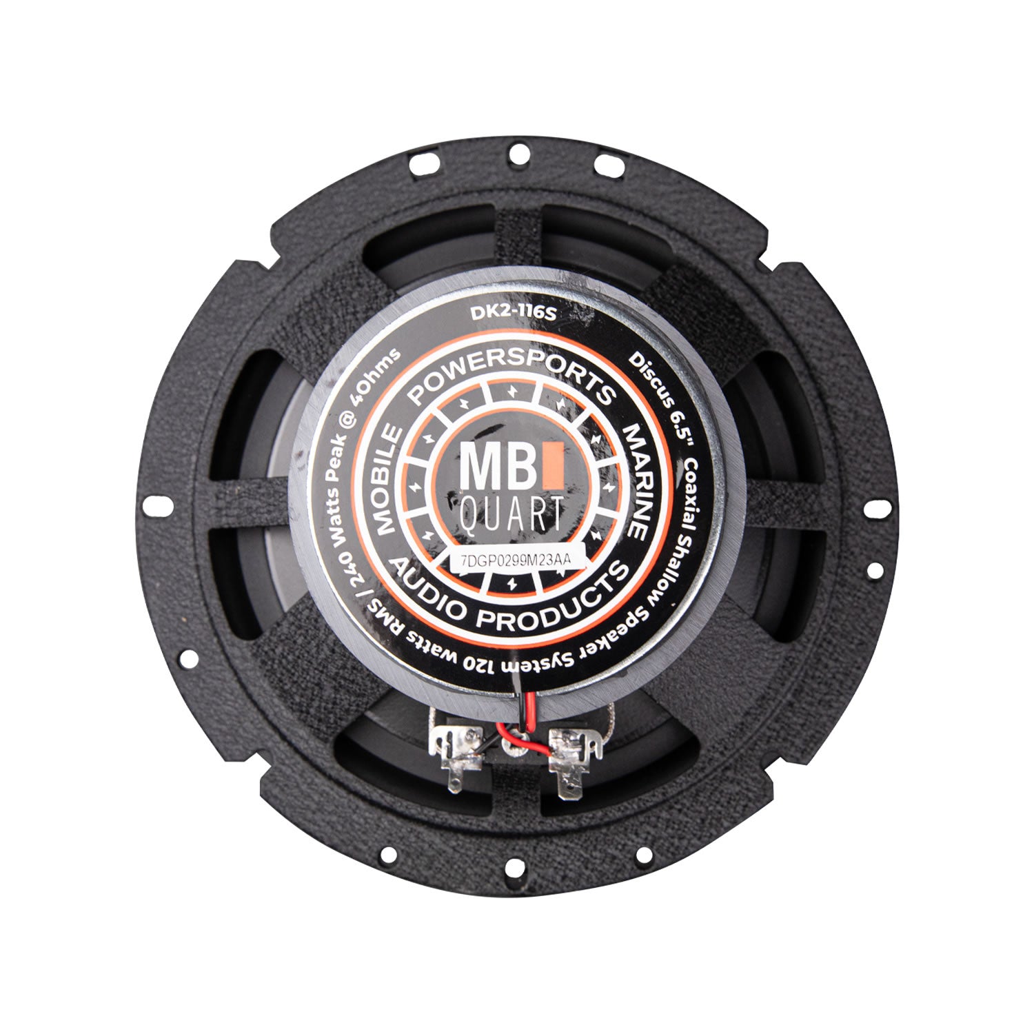 MB Quart DK2-116S 6.5" Discus 2-Way Coaxial Car Speakers