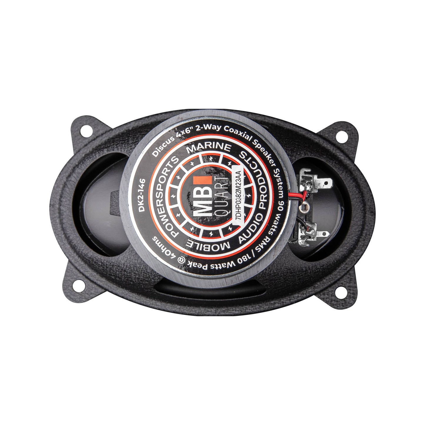 MB Quart DK2-146 4×6" Discus 2-Way Coaxial Car Speakers - magnet view