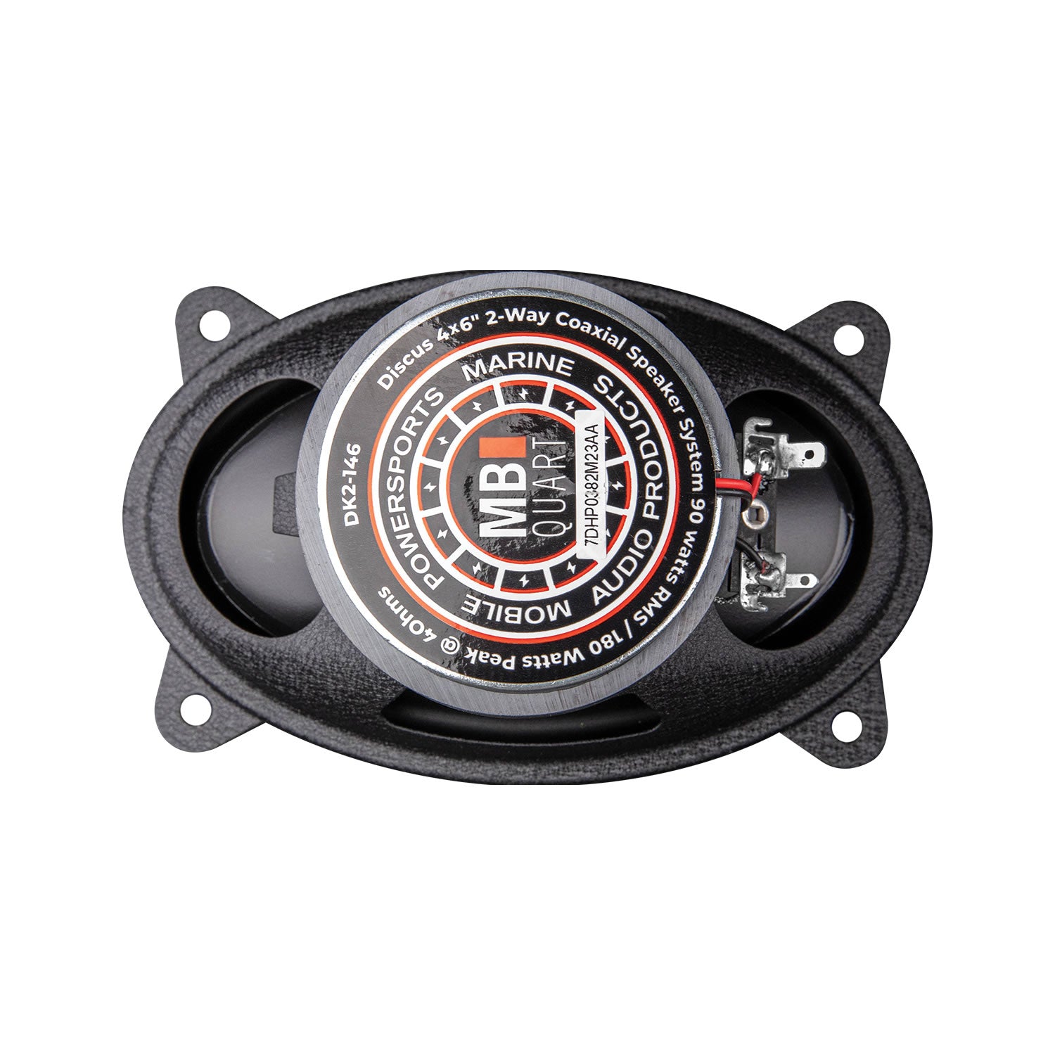 MB Quart DK2-146 4×6" Discus 2-Way Coaxial Car Speakers - magnet view