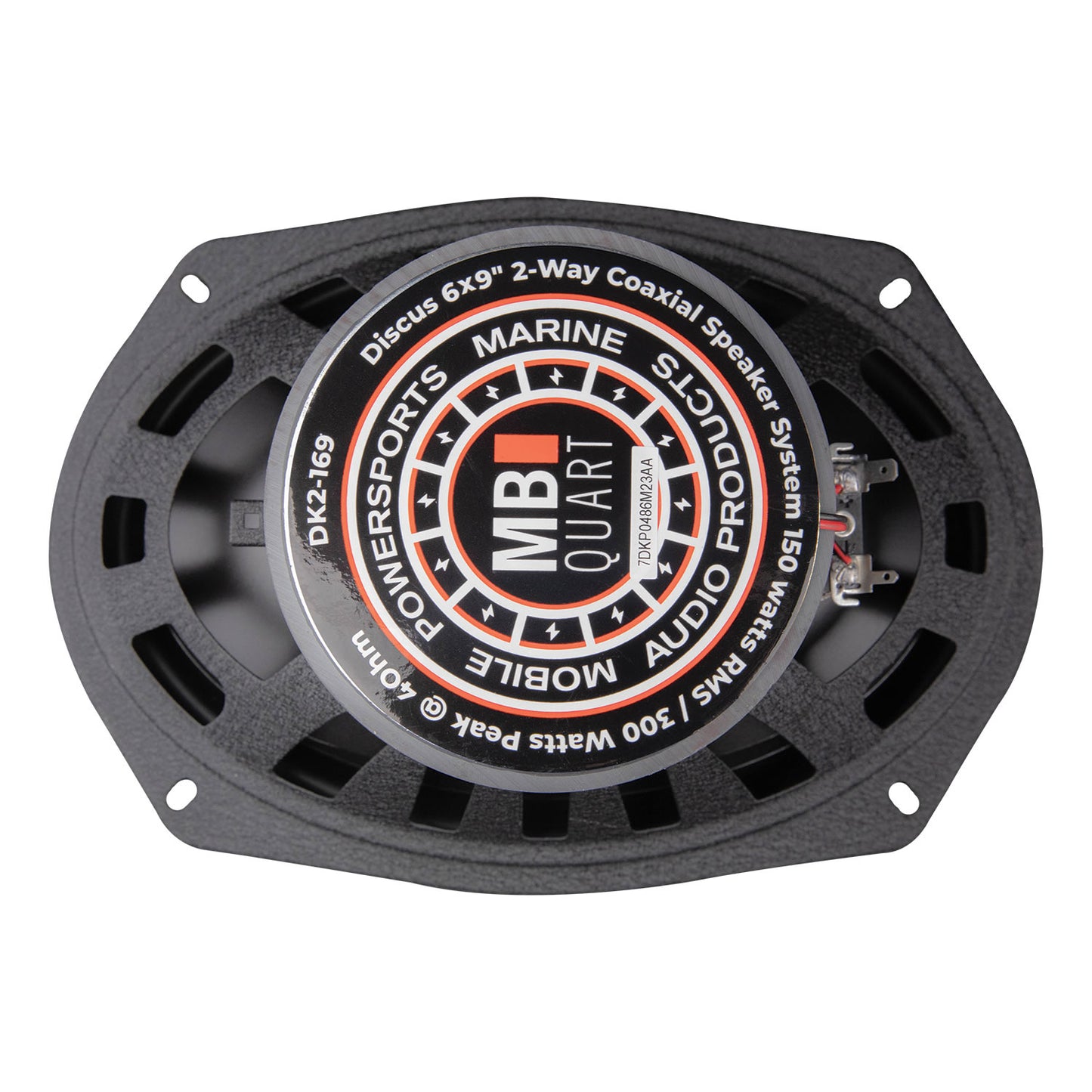MB Quart DK2-169 6×9" Discus 2-Way Coaxial Car Speakers - magnet view