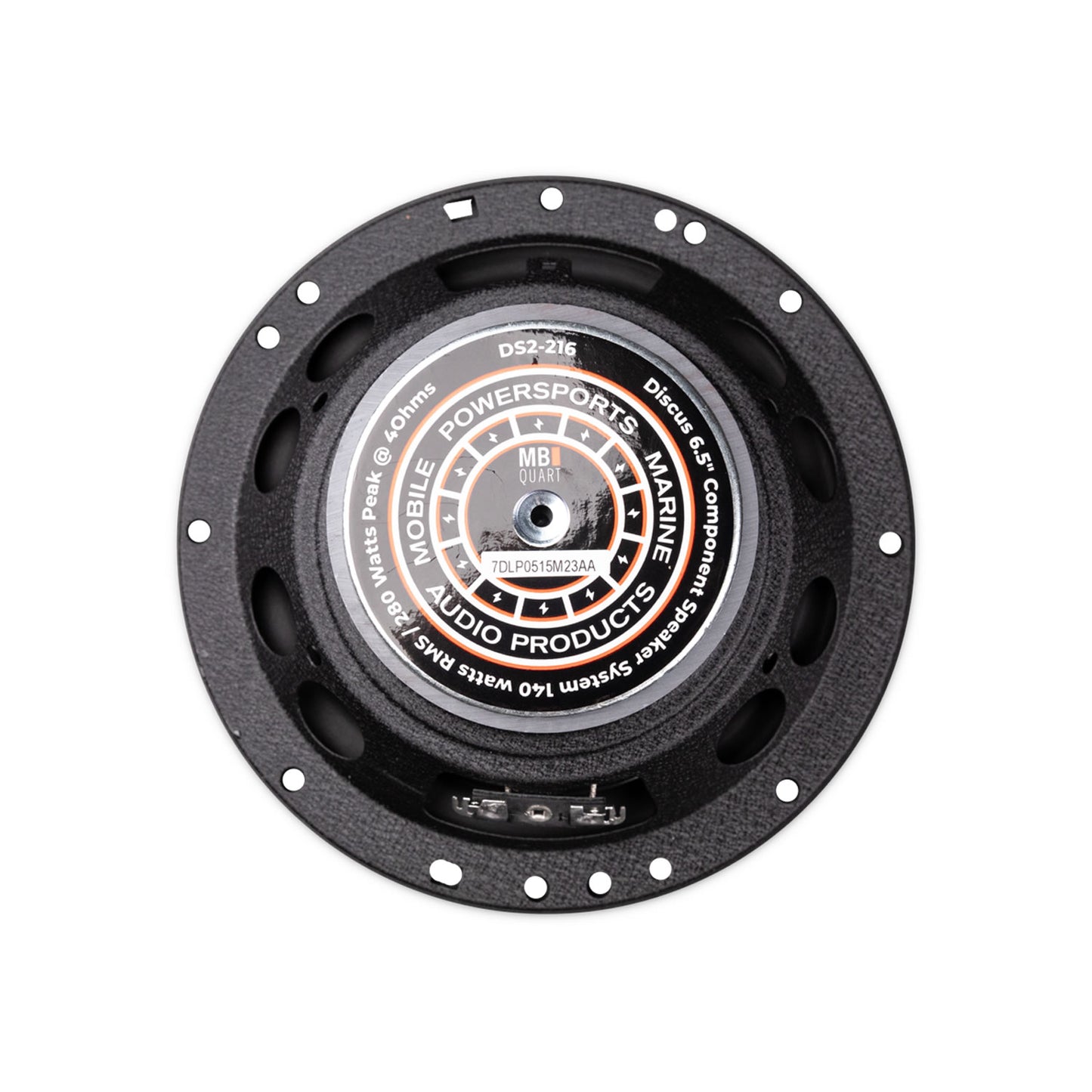 MB Quart DS2-216 6.5" Discus 2-Way Component Car Speaker System - magnet view