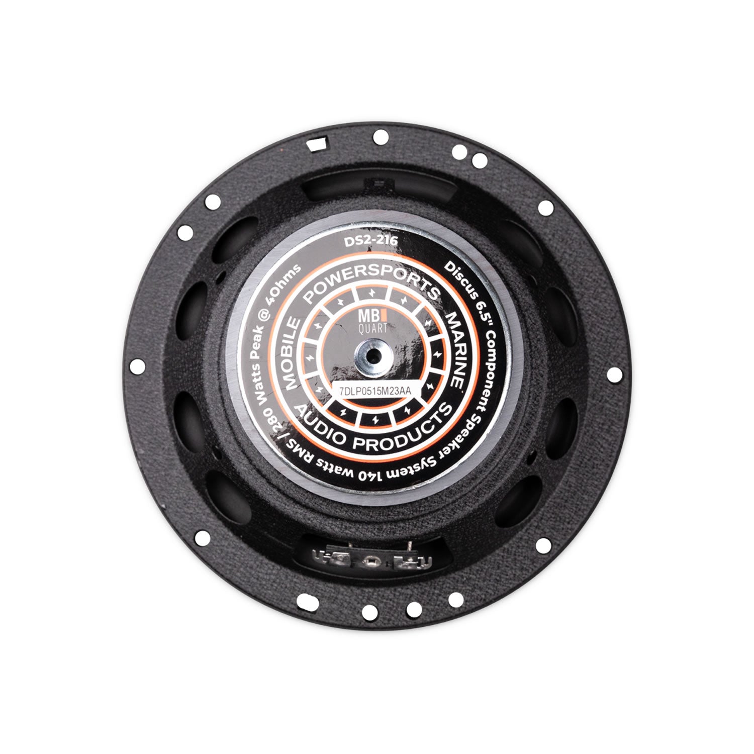 MB Quart DS2-216 6.5" Discus 2-Way Component Car Speaker System - magnet view