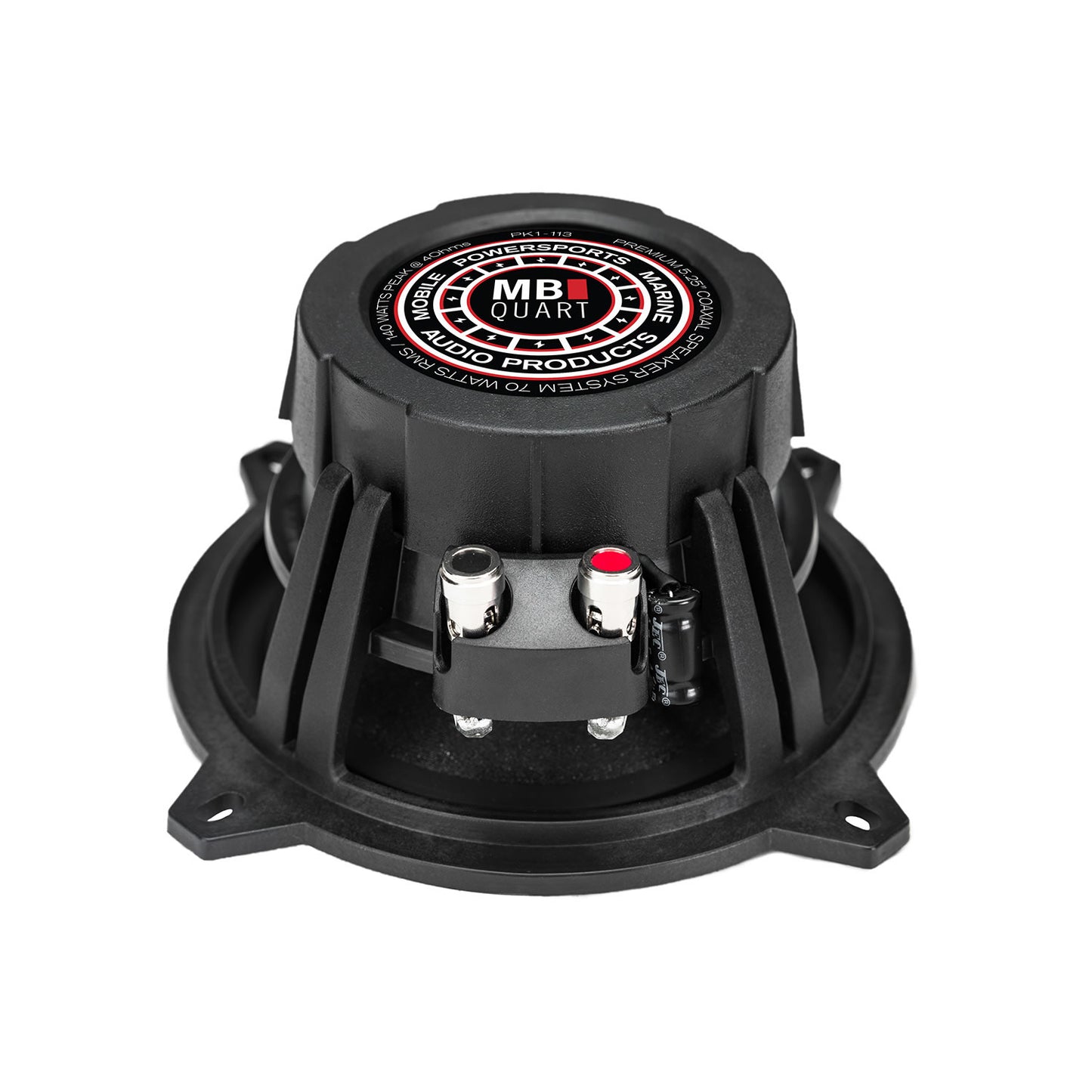 MB Quart PK1-113 5.25" Premium 2-Way Coaxial Car Speakers - MB Quart 5.25" speaker - magnet-basket view