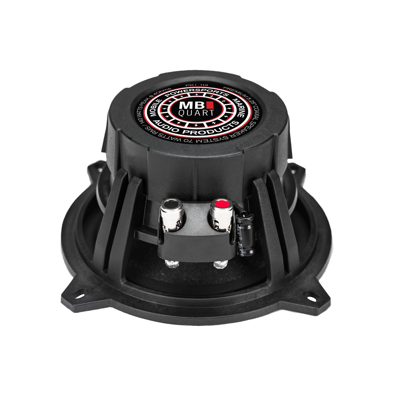 MB Quart PK1-113 5.25" Premium 2-Way Coaxial Car Speakers - MB Quart 5.25" speaker - magnet-basket view
