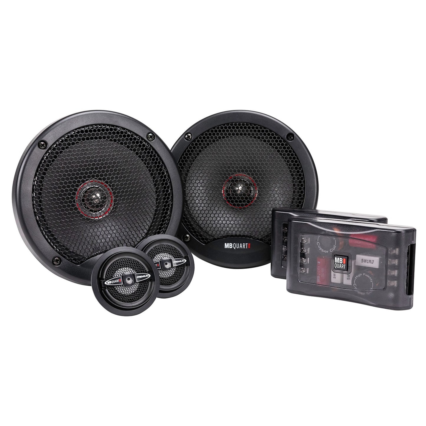MB Quart PS1-216 6.5" Premium 2-Way Component Car Speakers - MB Quart Speakers