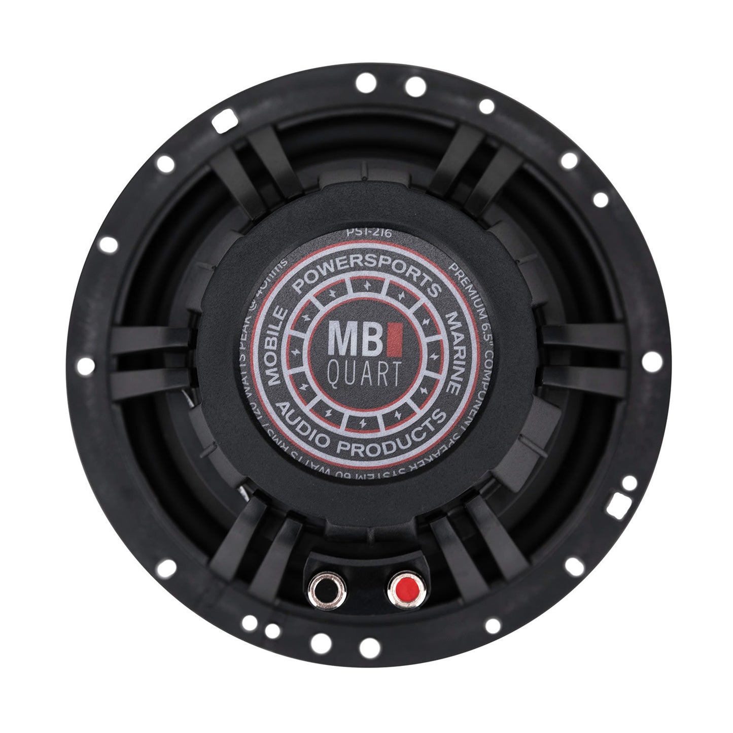 MB Quart PS1-216 6.5" Premium 2-Way Component Car Speakers - MB Quart Speakers - magnet view