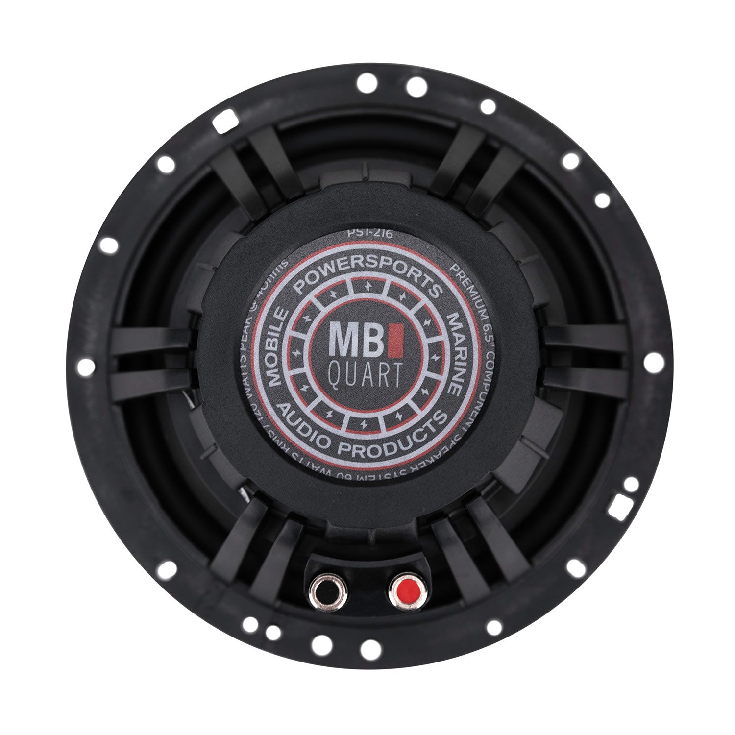 MB Quart PS1-216 6.5" Premium 2-Way Component Car Speakers - MB Quart Speakers - magnet view