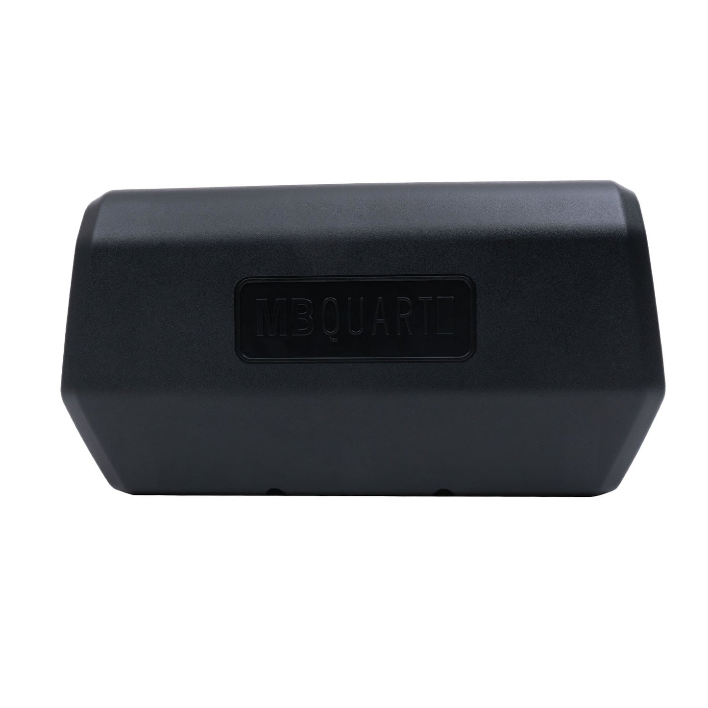 MBQD-SUBA-1 Can-Am Defender Tuned Subwoofer Kit MB Quart back of enclosure