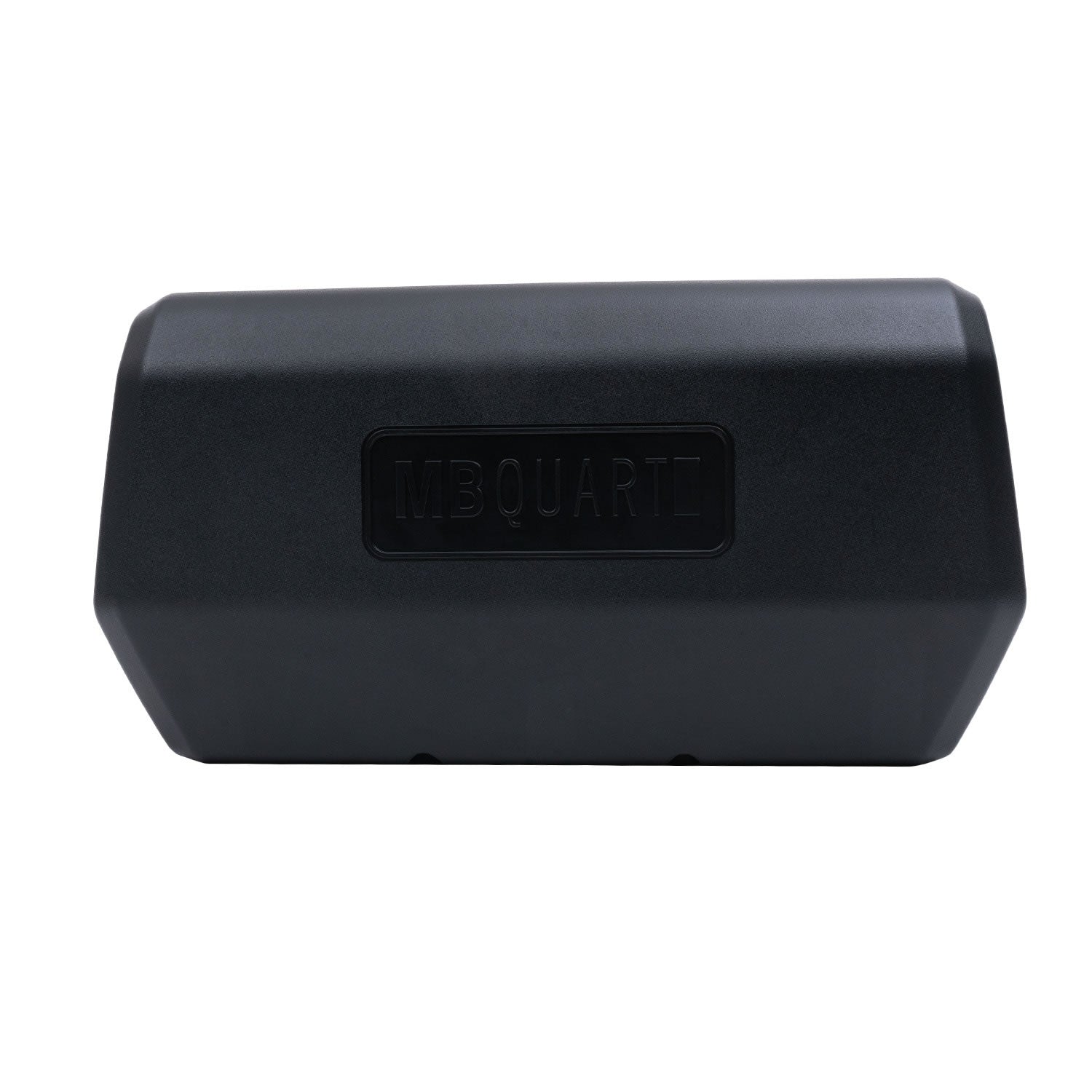 MBQD-SUBA-1 Can-Am Defender Tuned Subwoofer Kit MB Quart back of enclosure