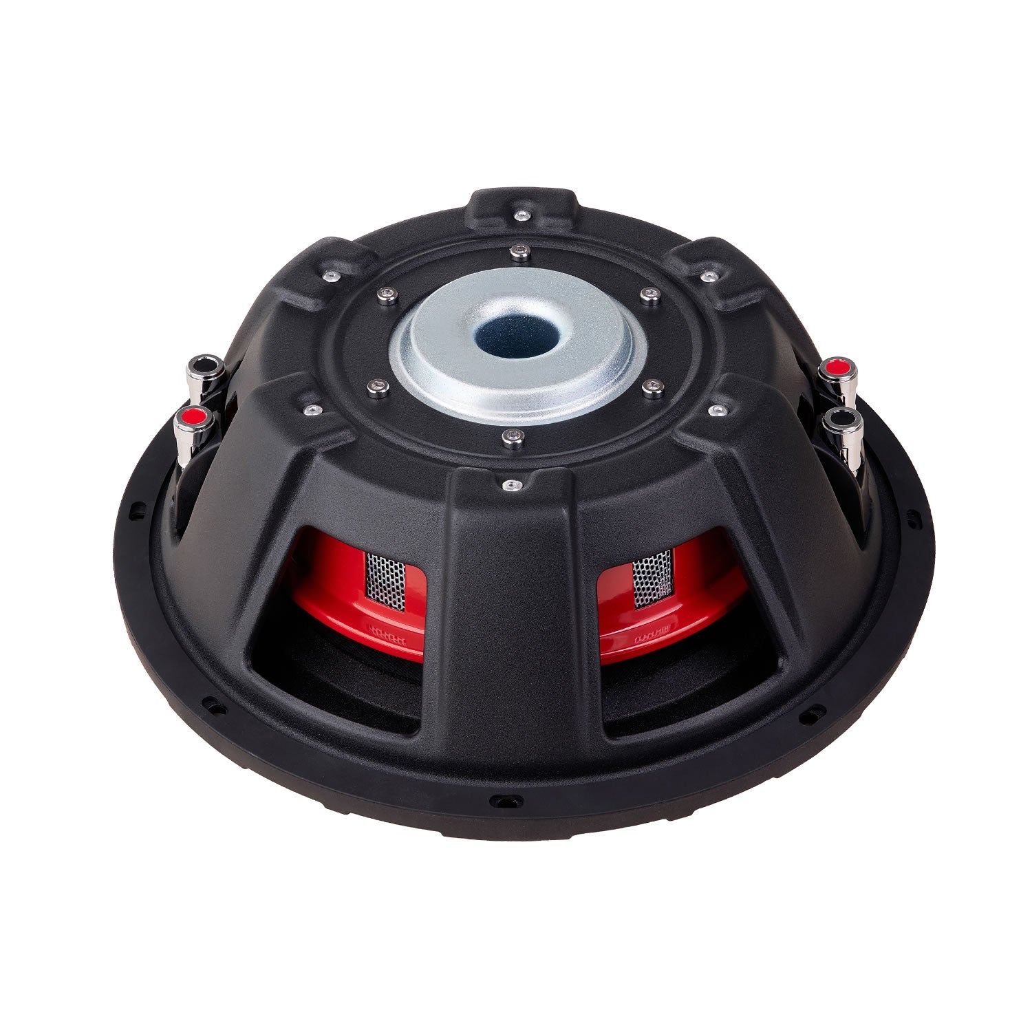 MB Quart DS2-254 Discus 10" 4 Ohm DVC Shallow Subwoofer - magnet and basket view