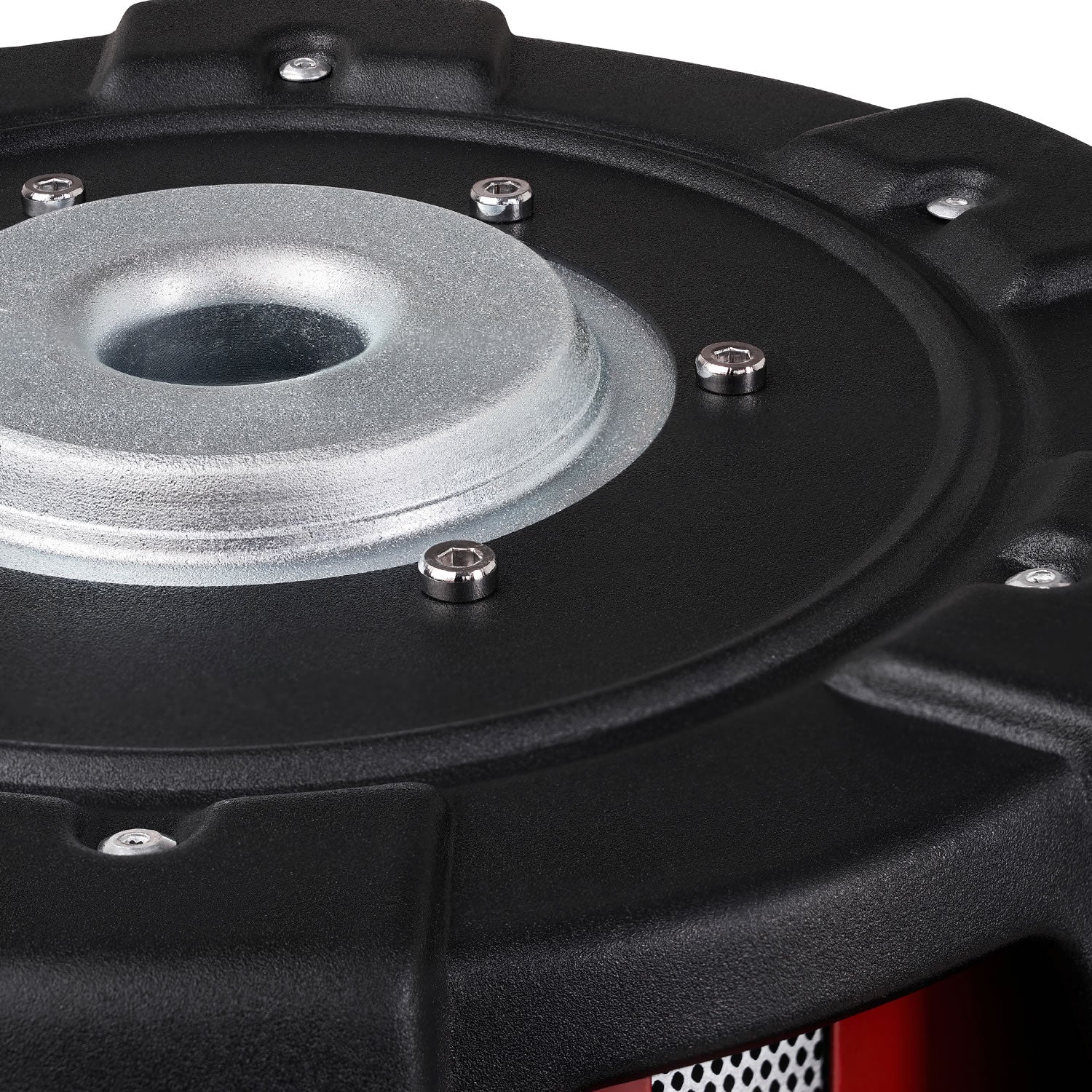 MB Quart DS2-304 Discus 12" 4 Ohm DVC Shallow Mount Subwoofer – 600W Peak - speaker magnet view