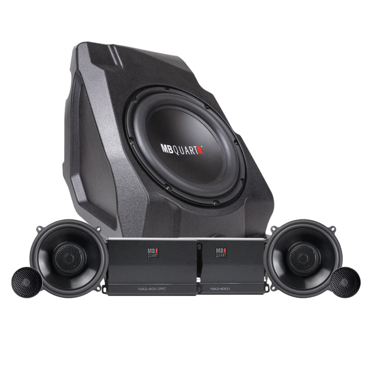MB Quart - MBQRP-STG3-RC-UP-1 STAGE 3 Polaris RZR Tuned Audio System Designed for RIDE COMMAND™ as Upgrade to EXISTING OEM Audio System - full system