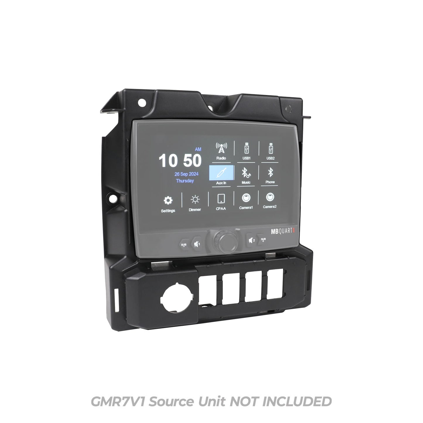 MBQS-RADM-1 Polaris Slingshot Tuned GMR-7V1 Source Unit Installation Kit - slingshot radio 