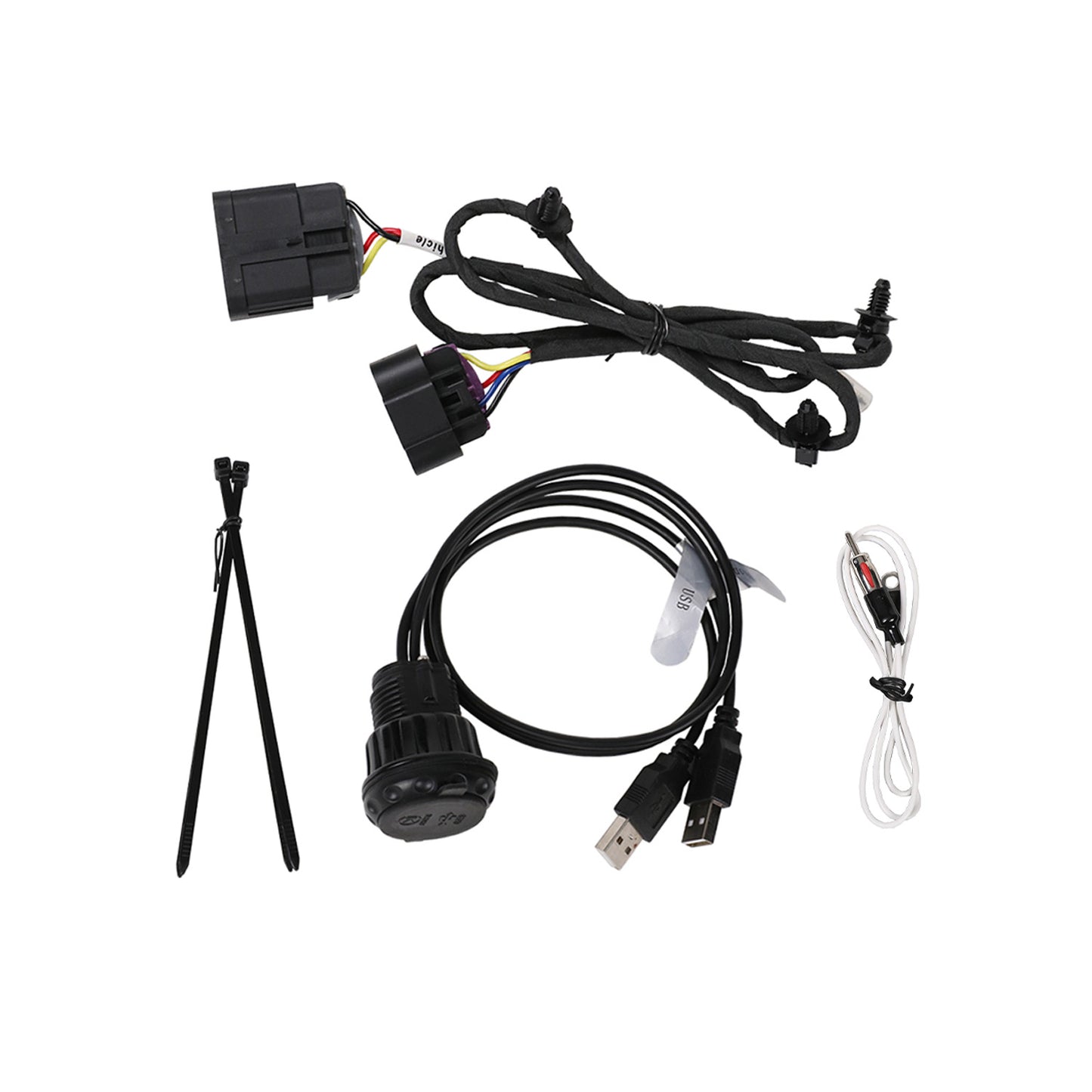 MBQS-RADM-1 Polaris Slingshot Tuned GMR-7V1 Source Unit Installation Kit - complete harness and cable kit