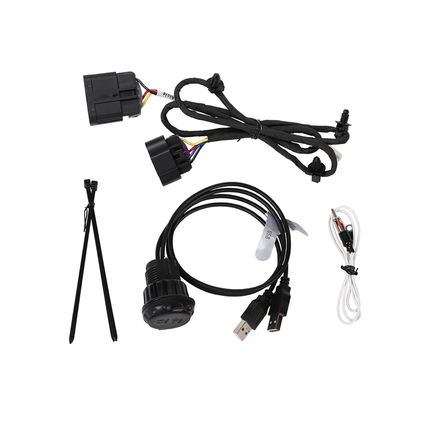 MBQS-RADM-1 Polaris Slingshot Tuned GMR-7V1 Source Unit Installation Kit - complete harness and cable kit