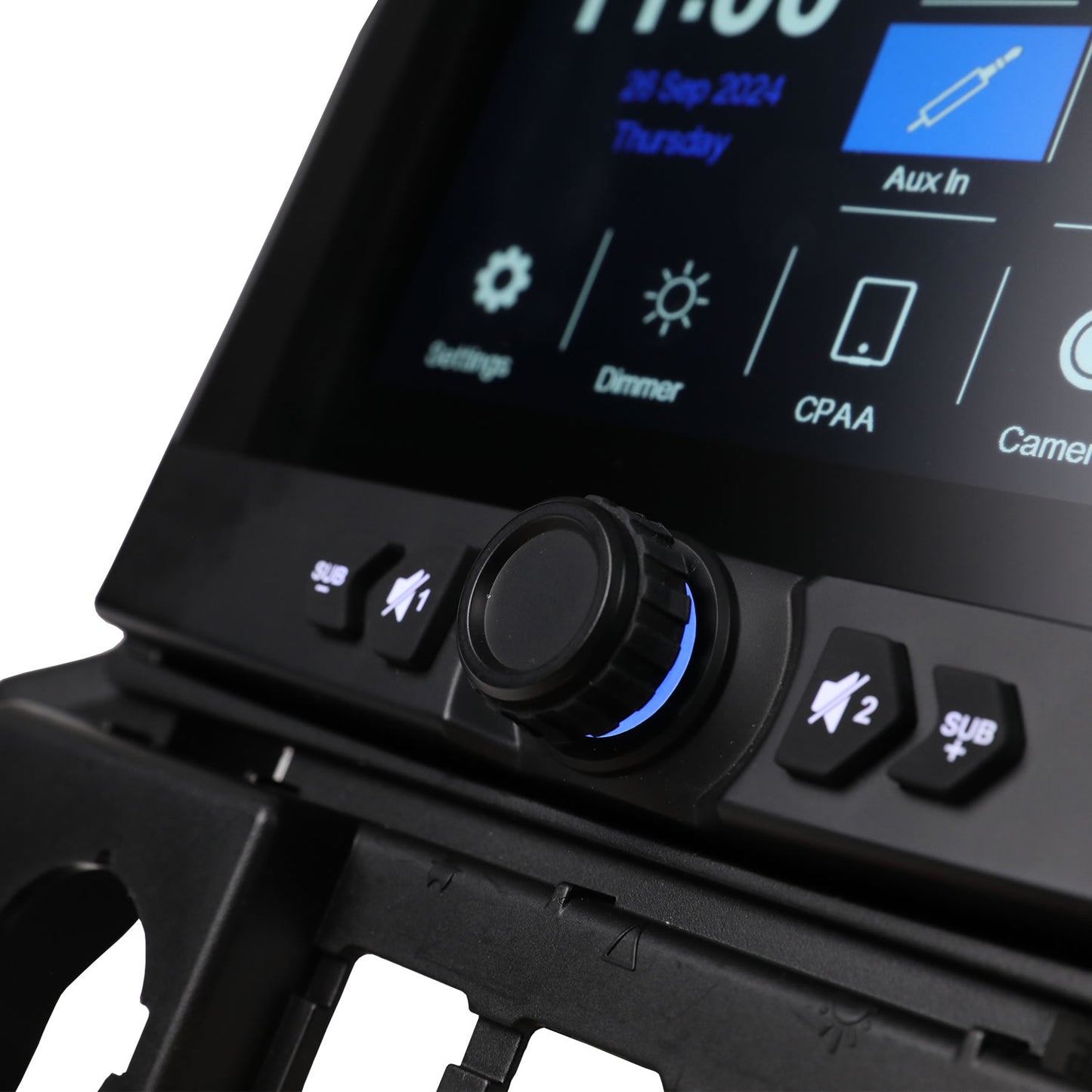 MBQS-RADM-1 Polaris Slingshot Tuned GMR-7V1 Source Unit Installation Kit - radio installed