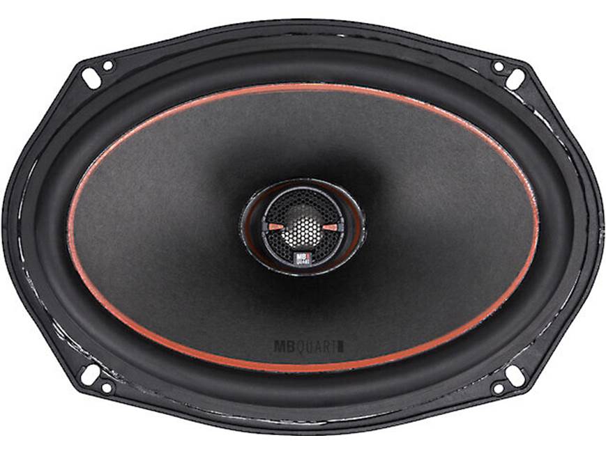 MB Quart RK1-169 Reference Series 6x9" 2-Way Car Speakers – 50W RMS, Titanium Tweeters w/ Grilles