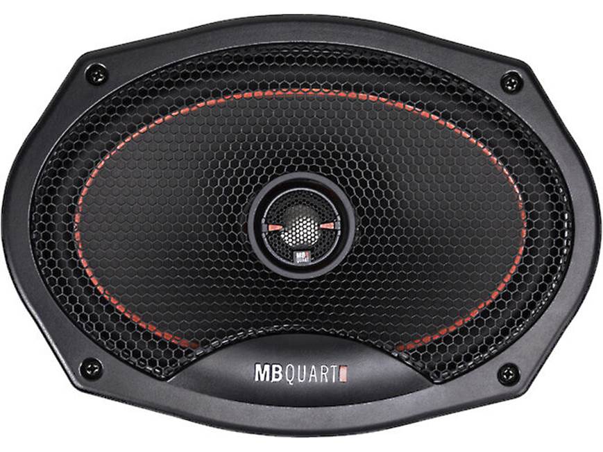 MB Quart RK1-169 Reference Series 6x9" 2-Way Car Speakers – 50W RMS, Titanium Tweeters w/ Grilles