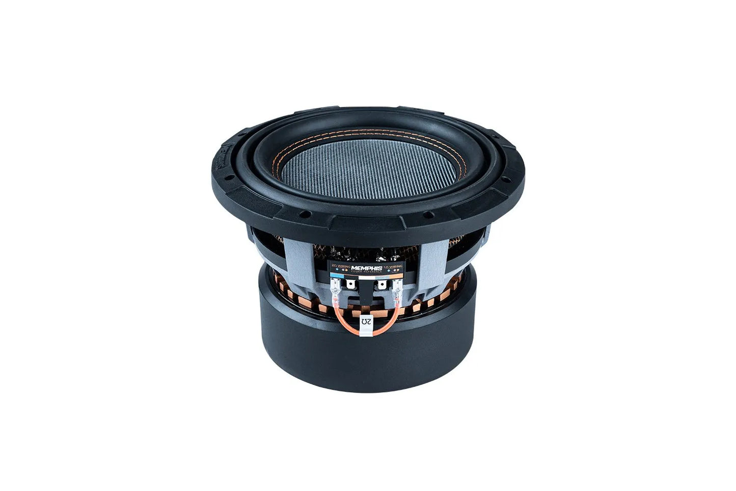 Memphis MJM812 MOJO Mini 8" Competition Subwoofer – 900W RMS | Selectable 1Ω/2Ω