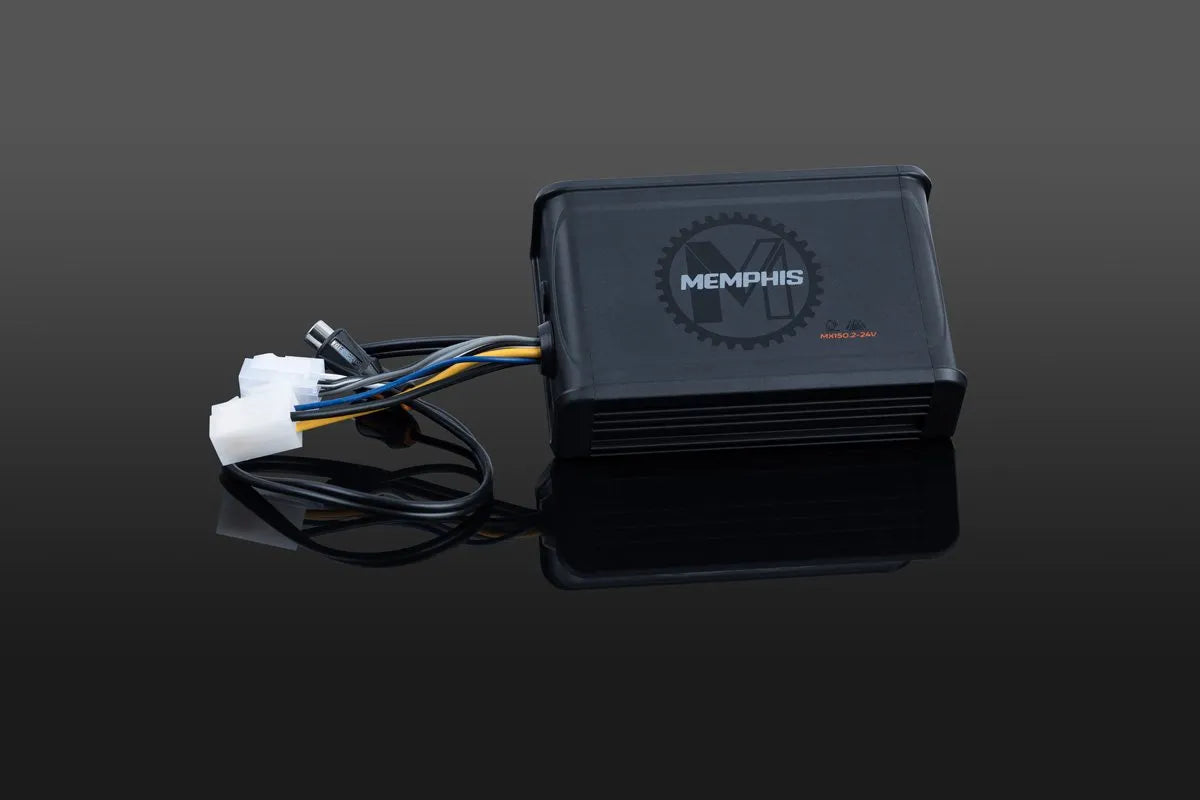 Memphis MX150.2-24V Powersports 75W x 2 at 2 Ohm, 8V-24V